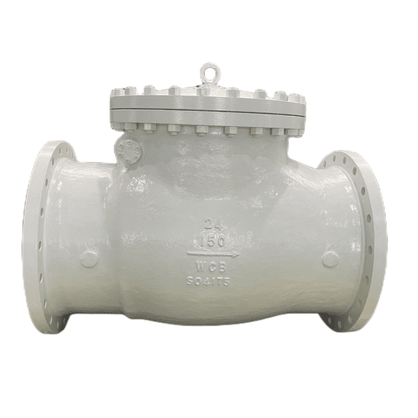 ASTM A216 Поворотный обратный клапан WCB, 24 дюйма, 150 фунтов, API 594