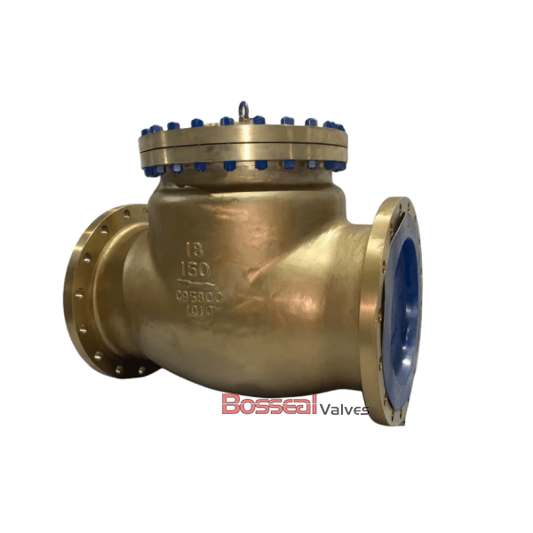 ASTM B148 C95800 Check Valve, API 594, 48 IN, 300 LB, BB, FF