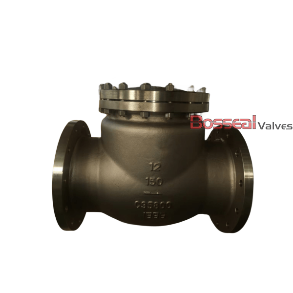 ASTM B148 C95800 Swing Check Valve, 12 IN, CL300, RF Flanged