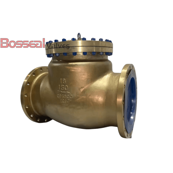 BS 1868 Bolted Bonnet Check Valve, Al-bronze, C95800, 6 Inch