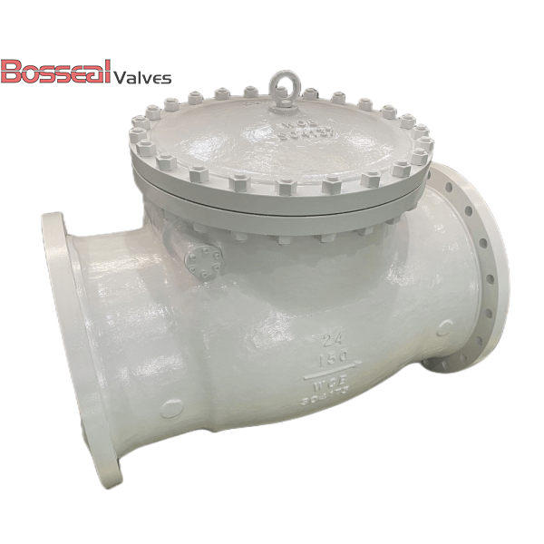 Carbon Steel Swing Check Valve, 48 IN, CL 150, WCB, Trim 8