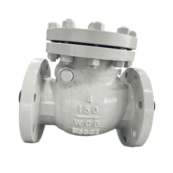 BS 1868 Swing Check Valve, 150 LB, 4 Inch, DN100, WCB, RF