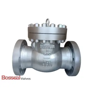 Carbon Steel Swing Check Valve, WCB, 18 IN, CL 150, Trim 8