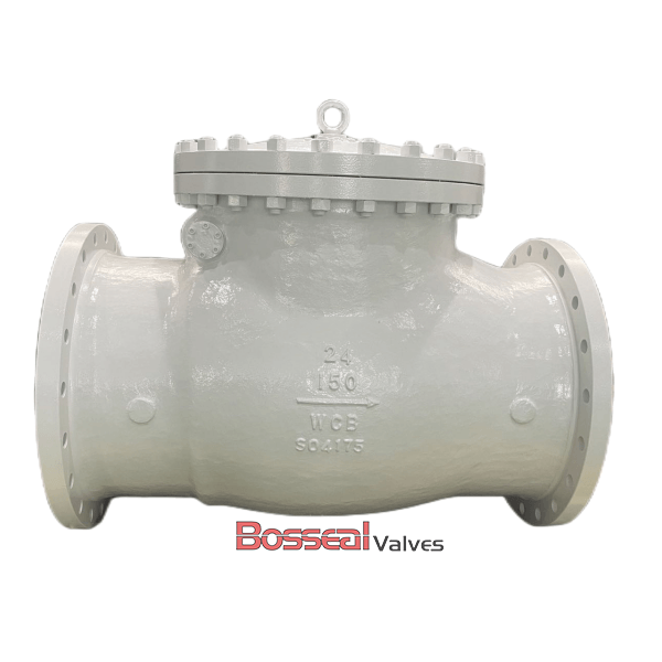 Stainless Steel Swing Check Valve, 6 IN, CL300, A351 CF8