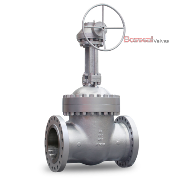 ASTM A890 4A Gate Valve, 40 IN, 300 LB, OS&Y, Bolted Bonnet