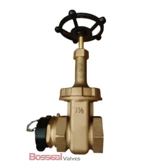 Union Bonnet Gate Valve, Bronze ASTM B62, 1-1/2 Inch, 125 LB