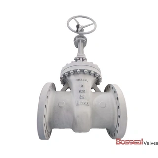 ASTM A351 CF3 Gate Valve, Cast Steel, 24 IN, CL600, RF Flanged
