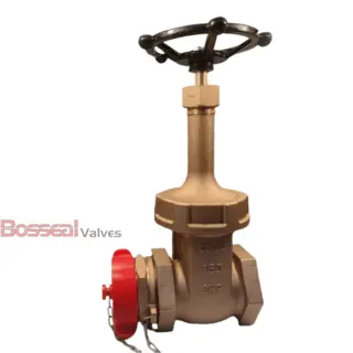 ASTM B62 C83600 Threaded Bonnet Gate Valve, 1-1/2 IN, CL300