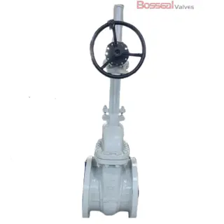 ASTM A352 LCB Gate Valve, 4 IN, CL1500, OS&Y, Bolted Bonnet