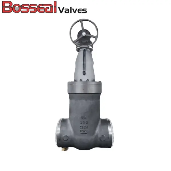 ASTM A217 C12A Gate Valve, Pressure Seal, 26IN, 900 LB, BW