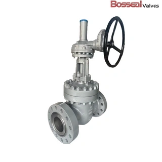ASTM A217 WC9 Gate Valves, API 600, 8 IN, CL300, OS&Y, RF