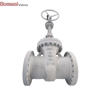 ASTM A352 LCB Gate Valve, API 600, 14 Inch, 300 LB, OS&Y, RF