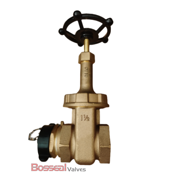 Union Bonnet Gate Valve, Bronze ASTM B62, 1-1/2 Inch, 125 LB