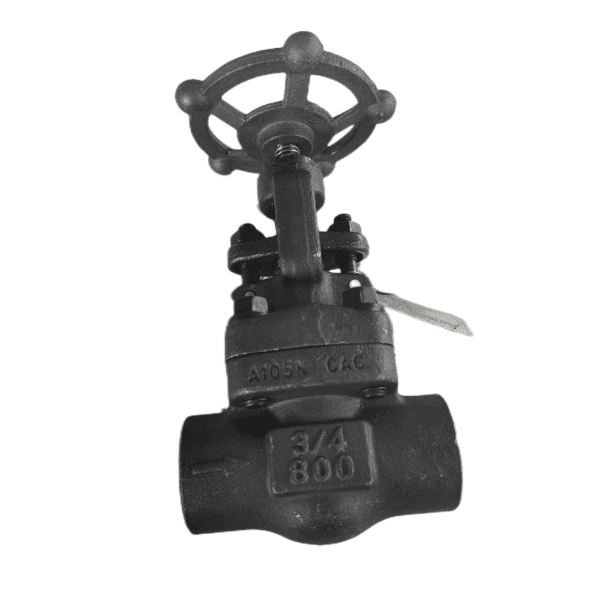 Válvula de cierre forjada de 3/4 pulgadas, 800 libras, A105N, API 602, NPT