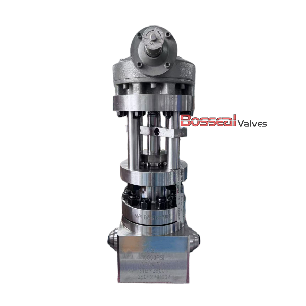 Alloy Steel Globe Valve, 4130/Inconel, 4140 Trim, 7-1/8 Inch