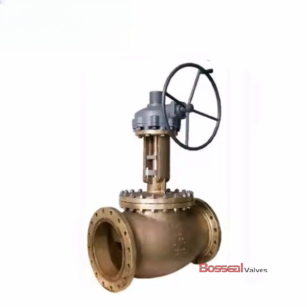 Aluminum Bronze C95800 Globe Valve, 30 IN, CL150, OS&Y, FF