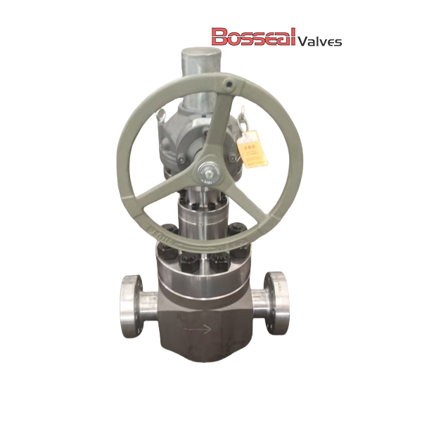 API 6A Bolted Bonnet Globe Valve, Inconel Body&amp;Trim, 6-5/8 IN