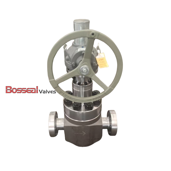 API 6A Globe Valve, AISI 4130/F60, 7-1/8 IN, 5000 PSI, BW