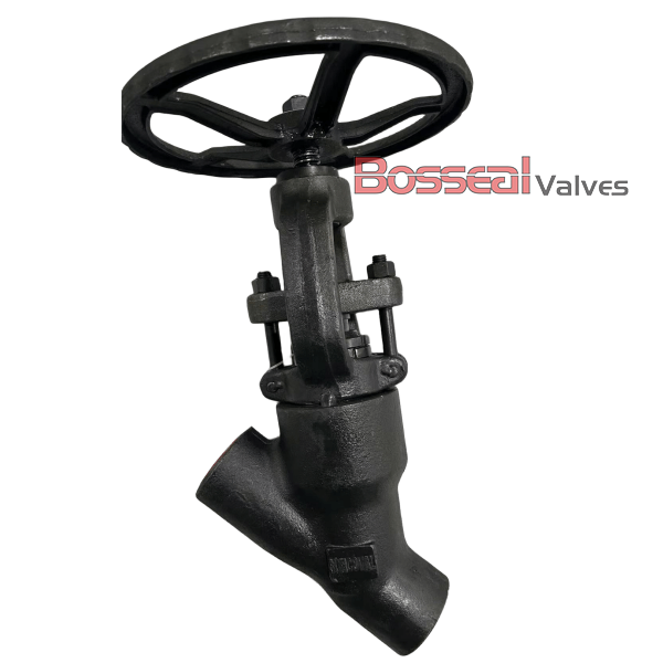 ASTM A182 F11 Y Type Globe Valve, 1-1/2 IN, CL 1690, API 602
