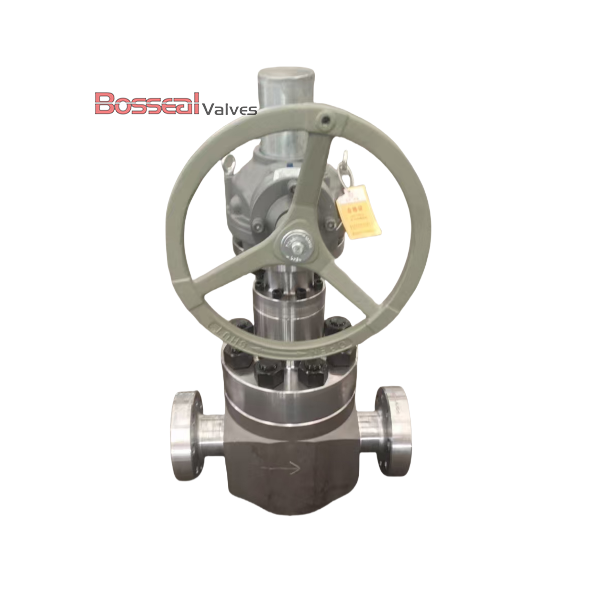 ASTM A694 F65 Globe Valves, API 6A, 4-1/4 IN, 5000 PSI, BW