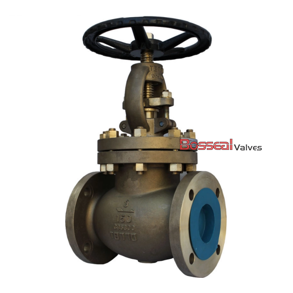 BS 1873 Al-bronze Globe Valve, C95800, 30 IN, CL300, PSB, FF