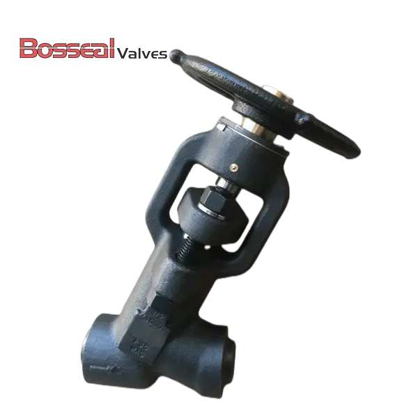 API 602 Y Globe Valve, ASTM A182 F11, 3/4 IN, CL 800 LB, BW Bosseal