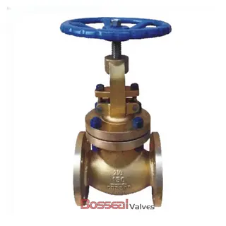 BS 1873 Aluminum Bronze Globe Valve, C95800, 16 IN, RF Flanged