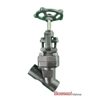 Pressure Seal Bonnet Y Globe Valve, ASTM A105N, 2 IN, CL4500