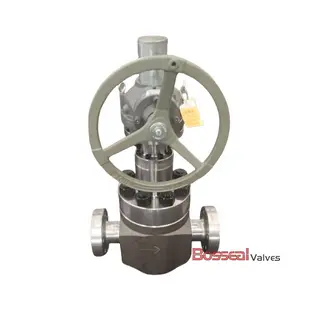 API 6A Globe Valve, AISI 4130, 3-1/8 IN, 15000 PSI, PSB, RTJ