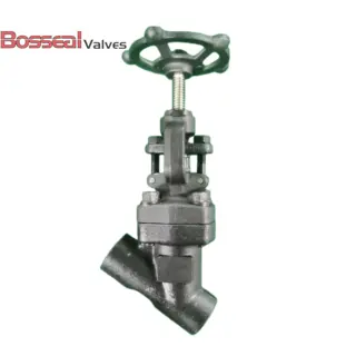 Bonnetless Y-pattern Globe Valve, 1-1/2 Inch, 1500 LB, F316