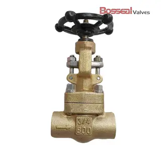 Aluminum Bronze Globe Valve, BS 1873, C95800, 28 Inches, PSB