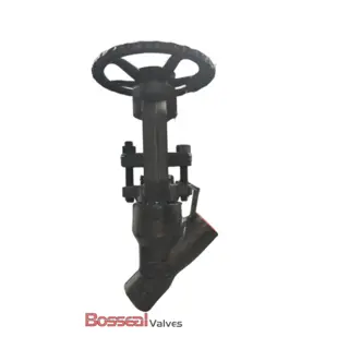ASTM A182 F11 Y Globe Valve, 2680 LB, 1 Inch, ASME B16.34