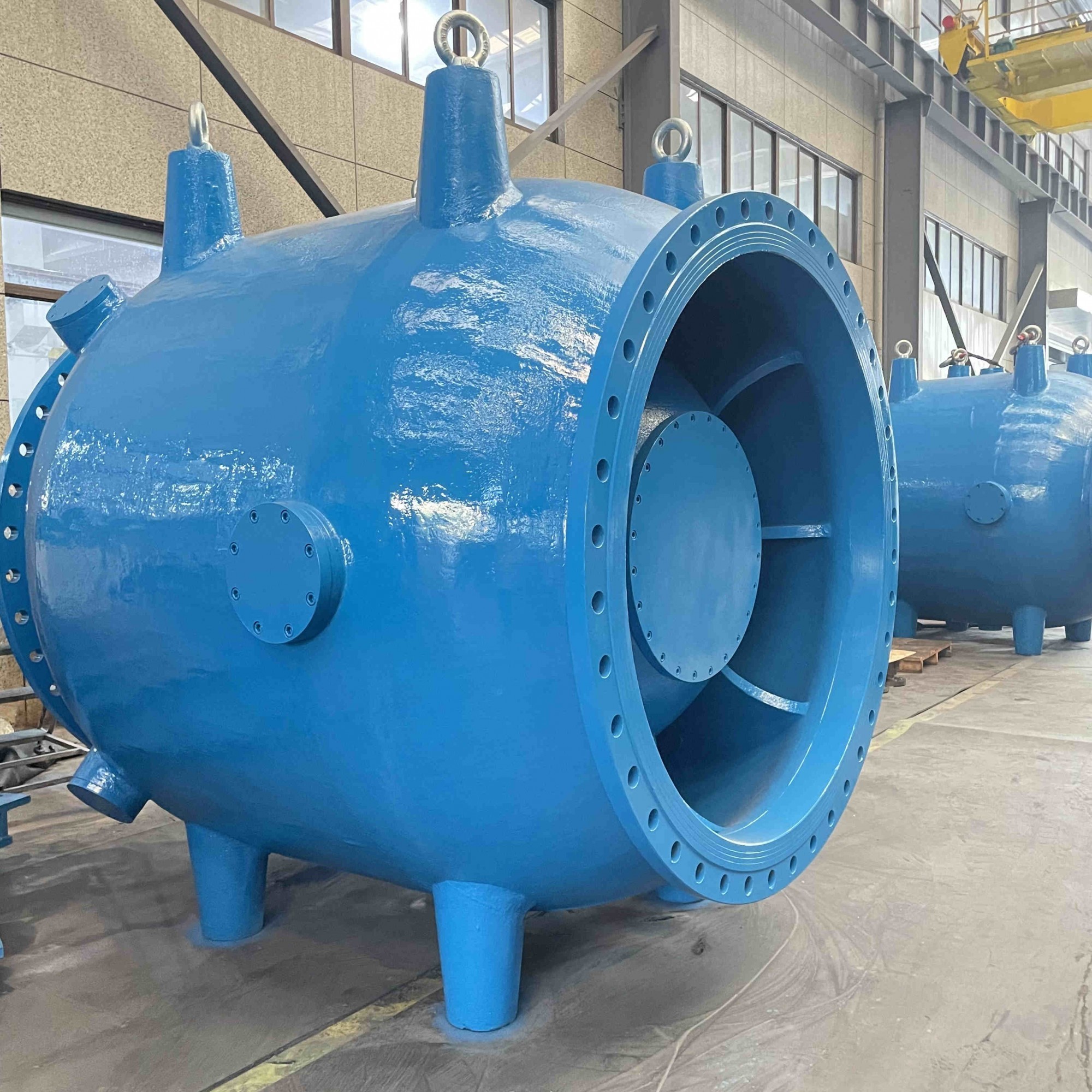 CJ/T 219 Регулятор расхода DN1400, PN16, QT450, поршневой, RF