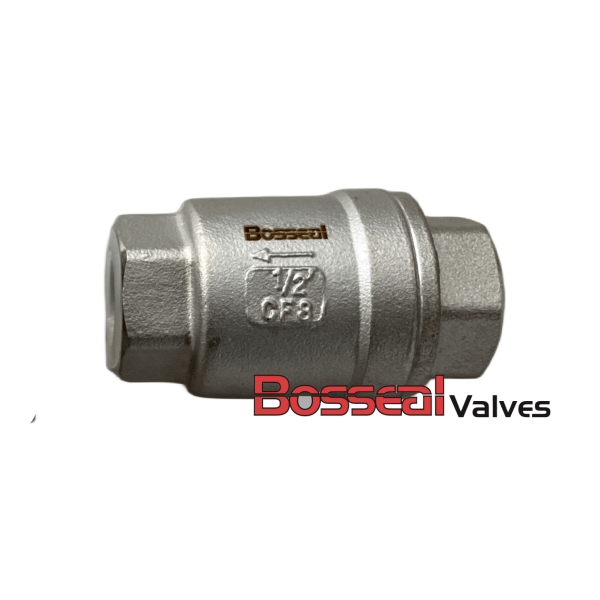 ASTM A351 CF8 Non-return Valve, 1/2 IN, 1000 PSI, Threaded