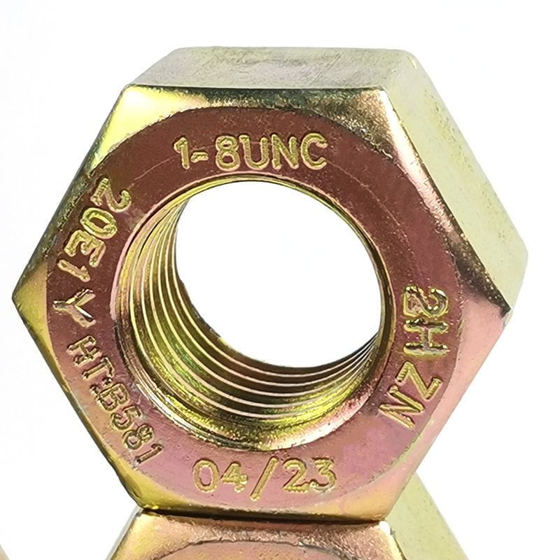 1 Inch Nut Sa 194 Gr.2H, API 20E, BSL1, 8 UNC, Zinc Coating