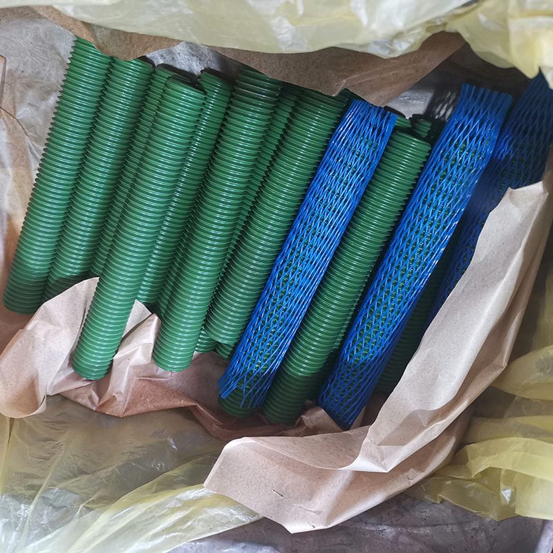 12 mm Threaded Rod A193 B16, M12, Teflon Coated Green