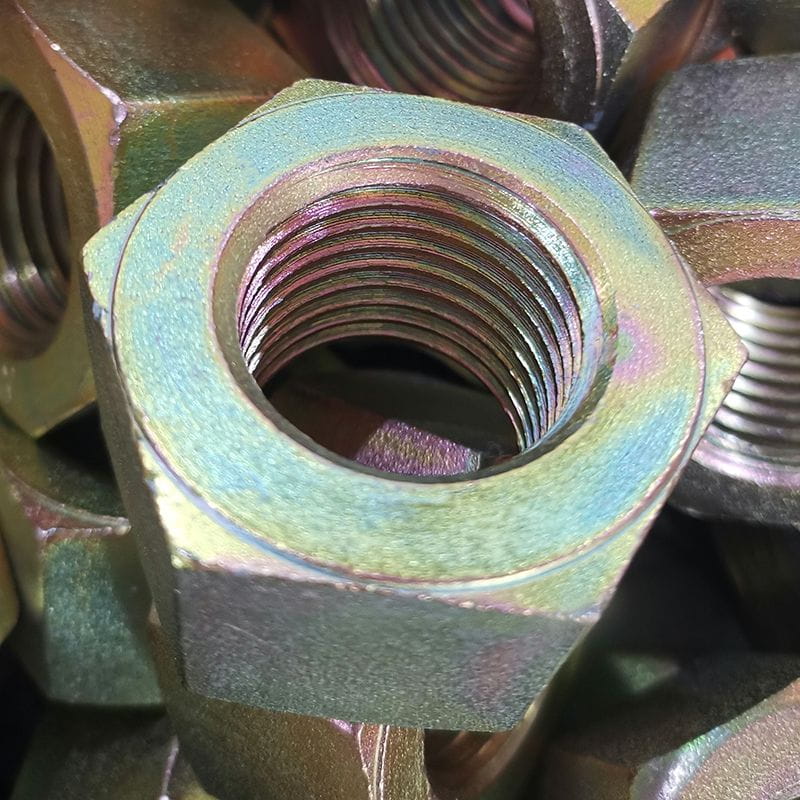3/4 IN Galvanized Nuts, A194 Grade 7, 10 UNC, B18.2.2