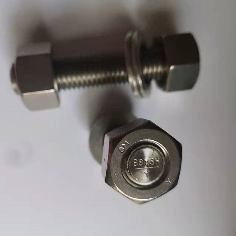 316 Stainless Steel Bolts and Nuts, 3/4 Inch, 10 UNC