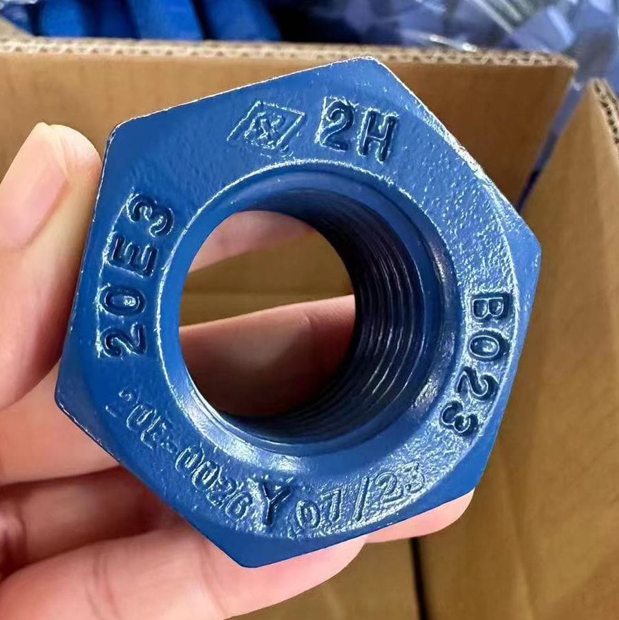 2H Nut API 20E BSL-3, 1-1/4 Inch, 8 UNC, API Monogram