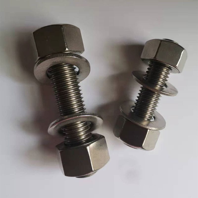 ASTM A193 B8M Boltandnut, 1/2 Inch, 13 UNC