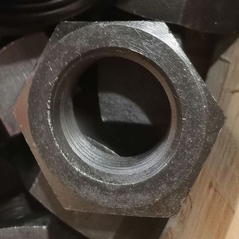 ASTM A194 Gr.2H Heavy Hex Nut, ASME B1.1, Black Oxide