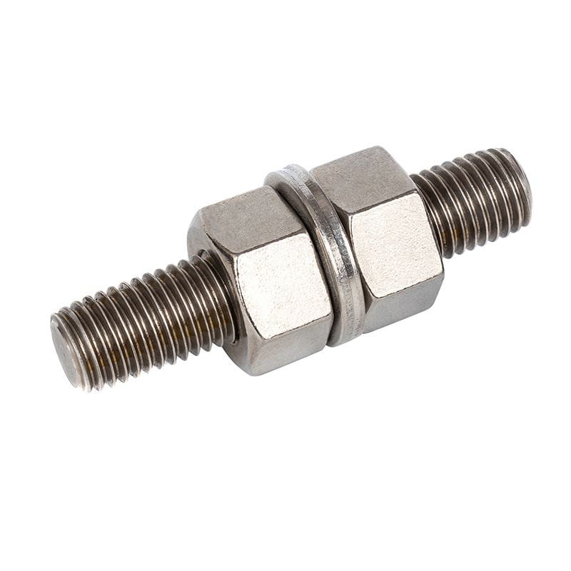 Continuous Threaded Stud Bolt, 7/8 Inch, 120mm, 9 UNC, 2 Nuts, 2 Washers Continuous Threaded Stud Bolt, 7/8 Inch, 120mm, 9 UNC, 2 Nuts, 2 Washers