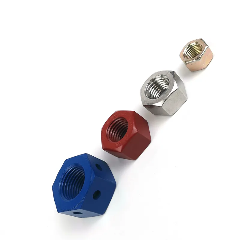 Finished Hex Nut, ASME B18.2.2, Xylan/PTFE/Zinc/Plain