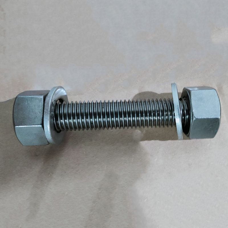 Hardened Threaded Rod, ASTM A193 B8M Class II, AISI 316