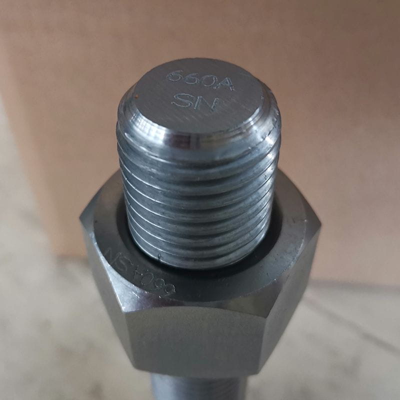 High Temperature Bolts, A453 GR.660 A, M27, Full Thread Stud