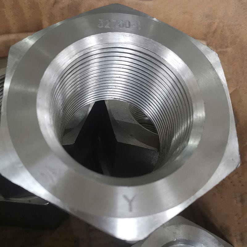 Large Hex Nuts, 4 Inch, Heavy Type, 8 UNC, UNS S32760-1