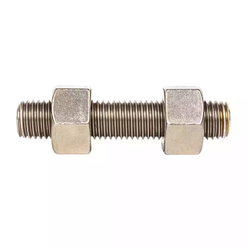 High Tensile Stud, 13 UNC,  ASTM A193 B8M, 2 Nuts,China Factory