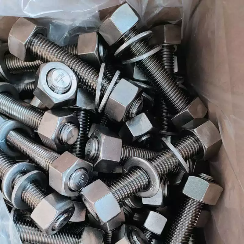 SS Bolt And Nut, ASTM A193 B8M CL.II, Strain Hardening,China Factory