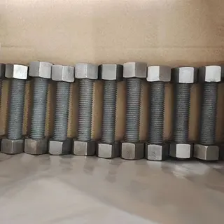 ASTM B637 UNS N07718 Bolt, 2 Heavy Hex Nuts, M16, 100mm, ISO261