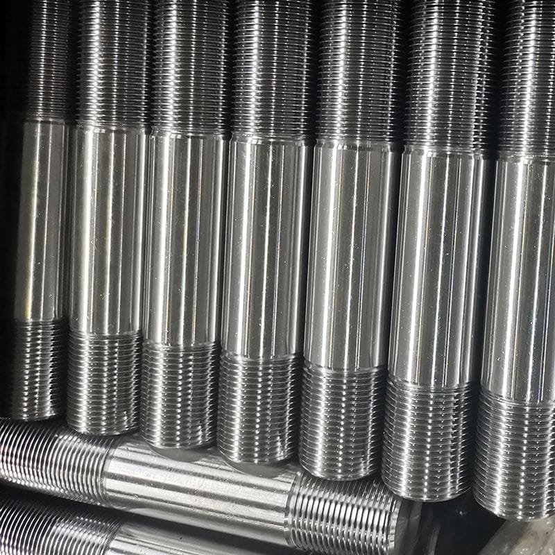 SA 193 B8M Bolt, 1 Inch, Double End Thread, B18.31.2